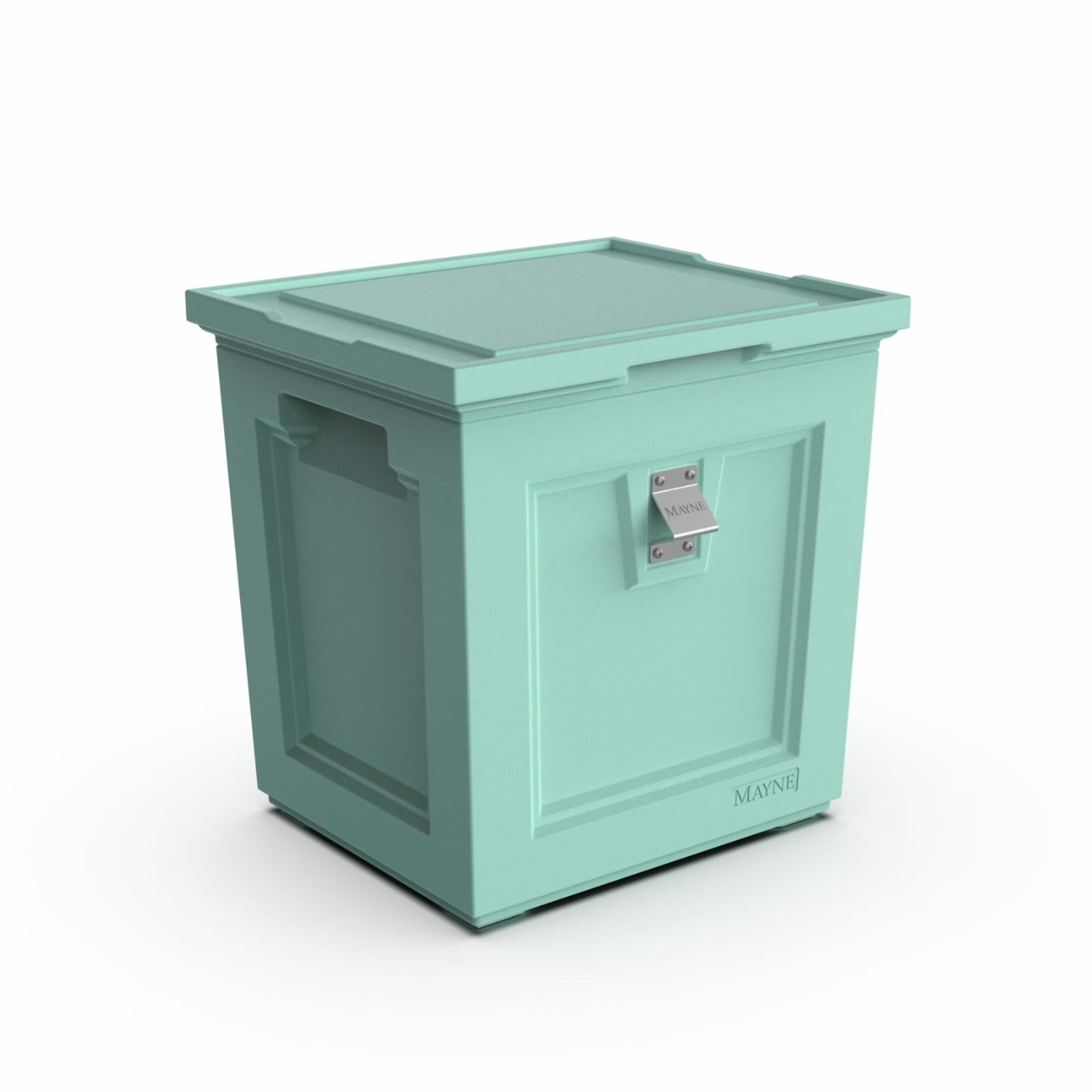 Mayne Fairfield 60 Can Polyethylene Patio Thermocooler with Bottle Opener and Cutting Board, Graphite Grey