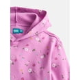 thumbnail image 3 of Wonder Nation Girls' Pullover Fleece Hoodie with Long Sleeves, Sizes 4-18 & Plus, 3 of 3