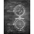 thumbnail image 1 of Original Waffle Iron Artwork Submitted In 1883 - Kitchen - Patent Art Print, 1 of 2