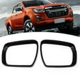 thumbnail image 6 of LLDI Aesthetic Matte Black Rain Eyebrow Trim for Isuzu DMax Model Years 2021, 6 of 7