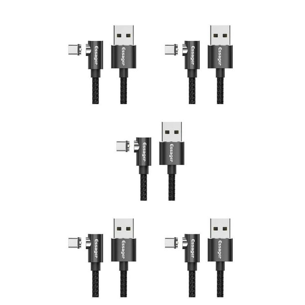 Sidaley Essager, Cable Micro USB para iPhone, Samsung, Android, teléfono móvil, Cable de carga rápida, Cable magnético, Cable USB Type2 NO2