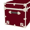 thumbnail image 4 of Rhino Trunk & Case XXL Armor Trunk with Removable Wheels, College, Home & Office Storage 36"x18"x18" (Wine), 4 of 7
