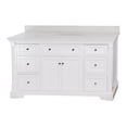 thumbnail image 7 of Sydney 60" Single Bathroom Vanity with White Cabinet and Engineered Marble Top, 7 of 7