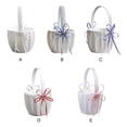 thumbnail image 4 of Toystoory Cesta de boda, diseño simple, portador de anillo para niñas, soporte de flores de diamantes de imitación, contenedor de compromiso, Type2 NO2, 4 of 6
