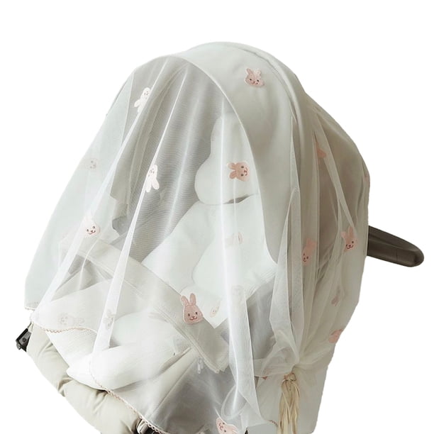 Mosquitera para cochecito, parasol para cochecito, patrón de dibujos animados transpirable, sombrilla para cochecito, parasol para cochecito, rendimiento inigualable
