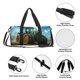 thumbnail image 4 of Balery Green Tractor Field Bolsa de Gimnasio para Mujeres y Hombres, Bolsa de Viaje Impermeable, Bolsa de Fin de Semana con Compartimento para Zapatos y Bolsillo Húmedo, 4 of 6