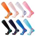 thumbnail image 3 of 2 / 3 Pack Baseball Soccer Softball Socks for Youth Men and Women & Adult Over-The-Calf Multi-sport Tube Socks (Multiple Colors), 3 of 7