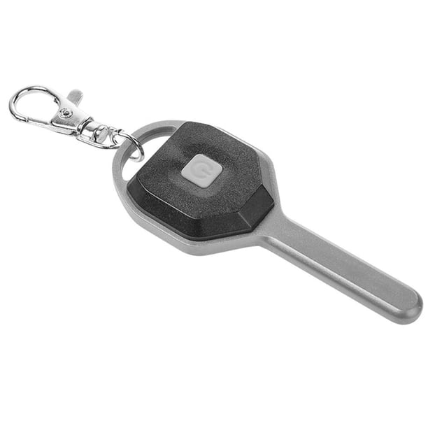Mini Linterna LED Con Forma Llave Llavero Emergencia para Campamento Antorcha (plateada)
