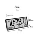 thumbnail image 1 of LCD Digital Alarm Clock with Sensor Desktop & Wall Mountable - A, 1 of 5