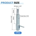 thumbnail image 2 of Uxcell Retractable Indexing Plunger Pin, l Spring Plunger Carbon Steel Spring Loaded Latch Telescopic Locking Pin 4 M16, 2 of 6