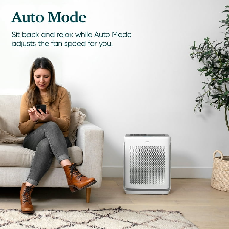 Levoit Vital 100S-P Smart Air Purifier for Medium Rooms, 3-Stage