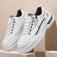 thumbnail image 5 of Men'S Casual Sneakers - Versatile All-Season Low-Top Lace-Up Shoes with Durable Soft Sole, Non-Slip Texture, and Stylish Black Accents for Work, Running, and Casual Attir, 5 of 9