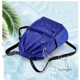 thumbnail image 3 of (L black)Drawstring Backpack, Unisex Sports Bag for Swimming/Surfing/Traveling/Hiking/Yoga, 3 of 4