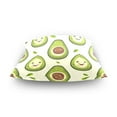 thumbnail image 4 of Cute Avocado Throw Pillow Covers Couch Pillowcases Decor for Bed Sofa 16" x 16", 4 of 7