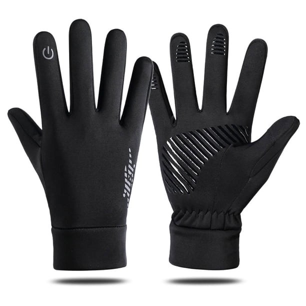 Soidarity 1 par de guantes antideslizantes transpirables portátiles a prueba de viento guantes impermeables bicicletas accesorios de ciclismo para Ciclismo Negro XXL Soidarity OD028737-04