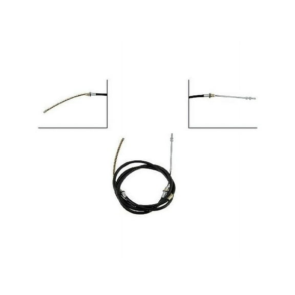 Rear Right Parking Brake Cable - Compatible with 1988 - 1999 Chevy K1500 Extended Cab Pickup 1989 1990 1991 1992 1993 1994 1995 1996 1997 1998