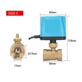 thumbnail image 2 of Valve à Bille 3/4 Pouces 1 Pouces Normalement Fermée/ouverte Valve à Bille Motorisée 2 Fils Laiton Électrique Remplacer Électrovalve, Pratique à Utiliser, 2 of 6