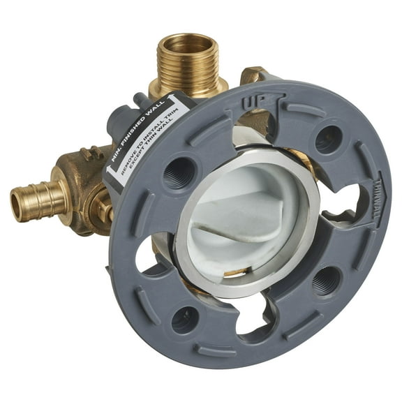 American Standard Flash Shower Rough-In Valve With PEX Inlets/Universal Outlets with Screwdriver Stops for Crimp Ring System