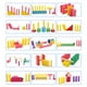Enfants en Bois Domino Blocs Arc-en-Ciel Puzzle Montessori Jouets Éducatifs pour Enfants – image 2 sur 4