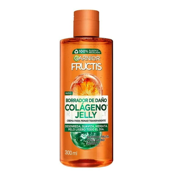 Crema para peinar Garnier Fructis borrador de daño control grasa 300 ml
