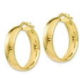 thumbnail image 2 of Leslie's Real 10kt Yellow Gold Polished Hoop Earrings; for Adults and Teens; for Women and Men, 2 of 3