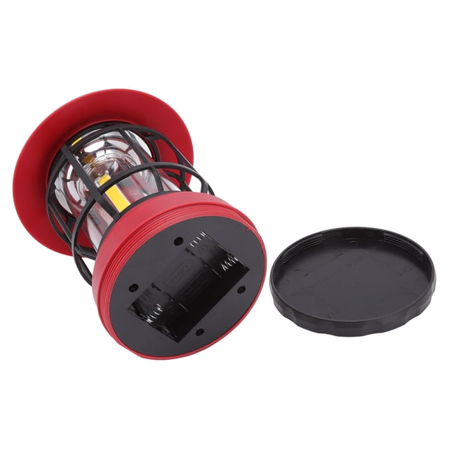 Lanterne de Camping Portable à LED avec Lumière d'Urgence Rétro à Suspendre, Alimentée par Batterie, Matériau ABS, Faisceau Omnidirectionnel à 360°, Design à Crochet Suspendable pour Voyage en Plein Air et Camping