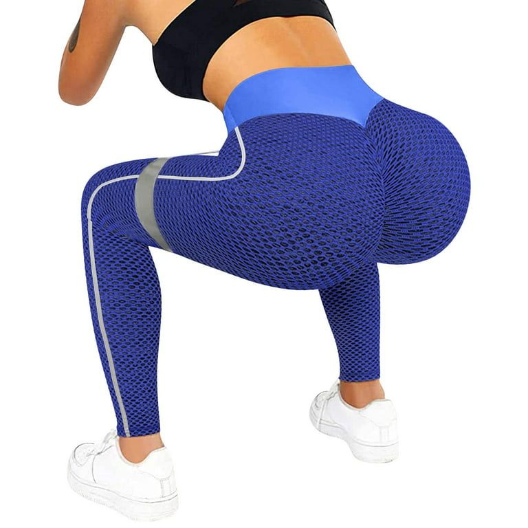 Zodggu Women Scrunch Butt Lifting Workout Leggings Textured High Waist Full  Length Long Pants Cellulite Compression Yoga Pants Tights Female Fashion