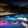 thumbnail image 1 of weibbin Plastic Solar Pool Light Smart Remote Control RGB Floating Waterproof for Garden Multicolor 4.3x1.8in, 1 of 9