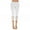White, variant on Jean Shorts for Women Lace Trim Jeans Stretch Yoga Pants Solid Basic Denim Pants Button Down Cropped Jeans with Pocket