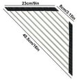thumbnail image 2 of Roll Up Triangle Dish Drying Rack Kitchen Sink Organizer Corner Over the Sink Sponge Rag Holder Foldable Stainless Steel Drainer, 2 of 6
