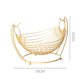 thumbnail image 3 of OUNONA 1Ud Decorativo De Hierro Dorado Para Uso En Hogar Regalo, 3 of 8