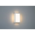thumbnail image 4 of Montana 1 - Light White LED Acrylic & Aluminum Outdoor Wall Light, 4 of 10
