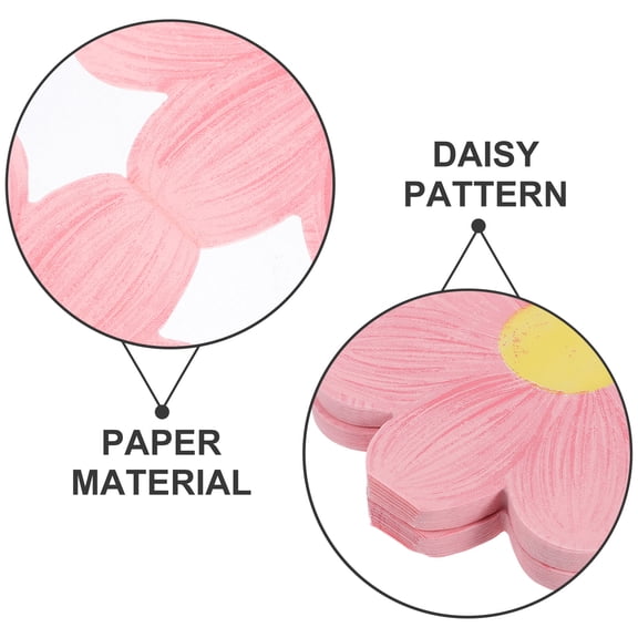 MERRYHAPY 40-Pack Daisy Paper Napkins for Birthday Party, Floral Tableware & Decorative Supplies