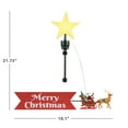 thumbnail image 7 of Mr. Christmas Animated Santa & Sleigh Tree Topper, Red, 7 of 7