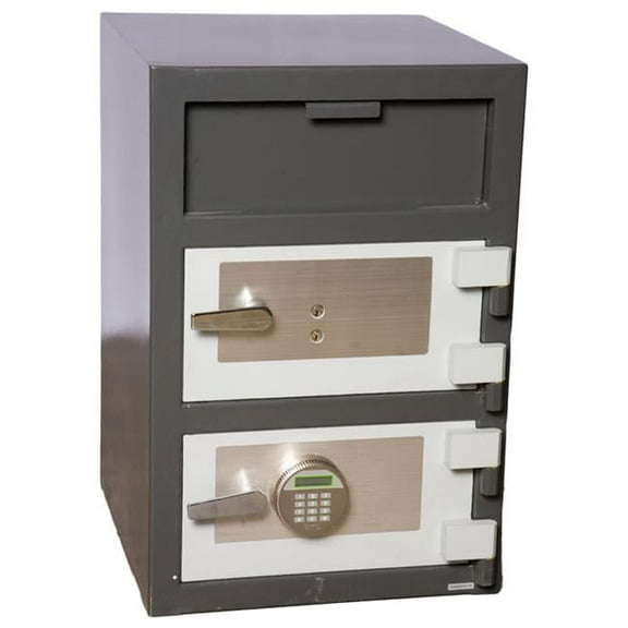 FD-3020EK Double Door Depository Safe with Electronic and Key Lock