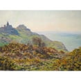 thumbnail image 2 of Monet, Claude 24x19 Black Modern Framed Museum Art Print Titled - The Church of Varengeville and the Gorge of Moutiers Pass 1882, 2 of 4