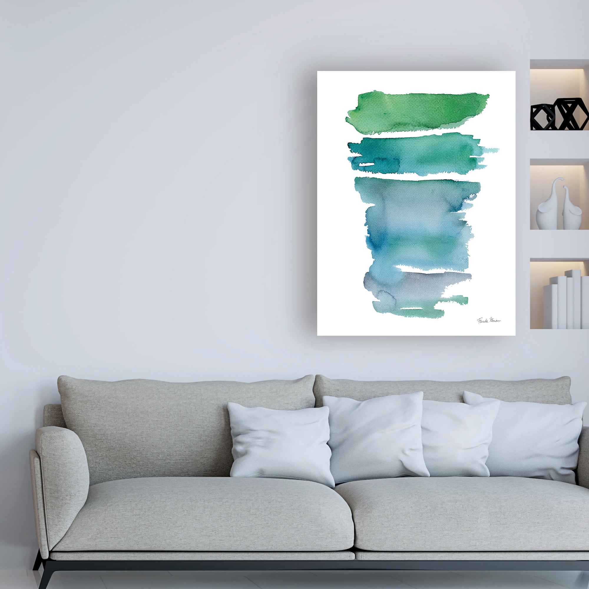 Trademark Fine Art 'Sideways I' Canvas Art by Farida Zaman