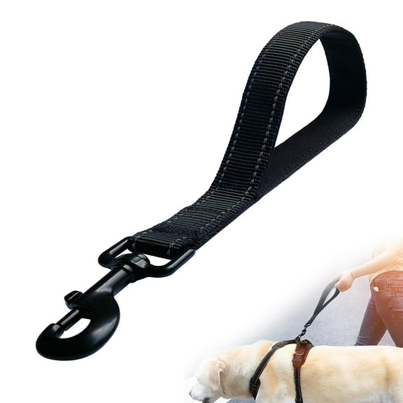 Short 12-Inch Dog Leash With Padded Handle, High-Strength Nylon Dog Leash, Traffic Leash, Suitable for Training And Control, Suitable for Large And Medium Dogs.