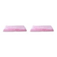 thumbnail image 3 of Dalazy Suitable For All Breeds Dog Bed Easy To Clean Durable Pet Cushion Polyester Pet Mat Value For Money pink white S 40*30*5cm 2Set, 3 of 6