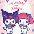 thumbnail image 4 of Hello Kitty And Friends My Melody And Kuromi Soft Plush Throw Blanket 45" x 60", 4 of 4