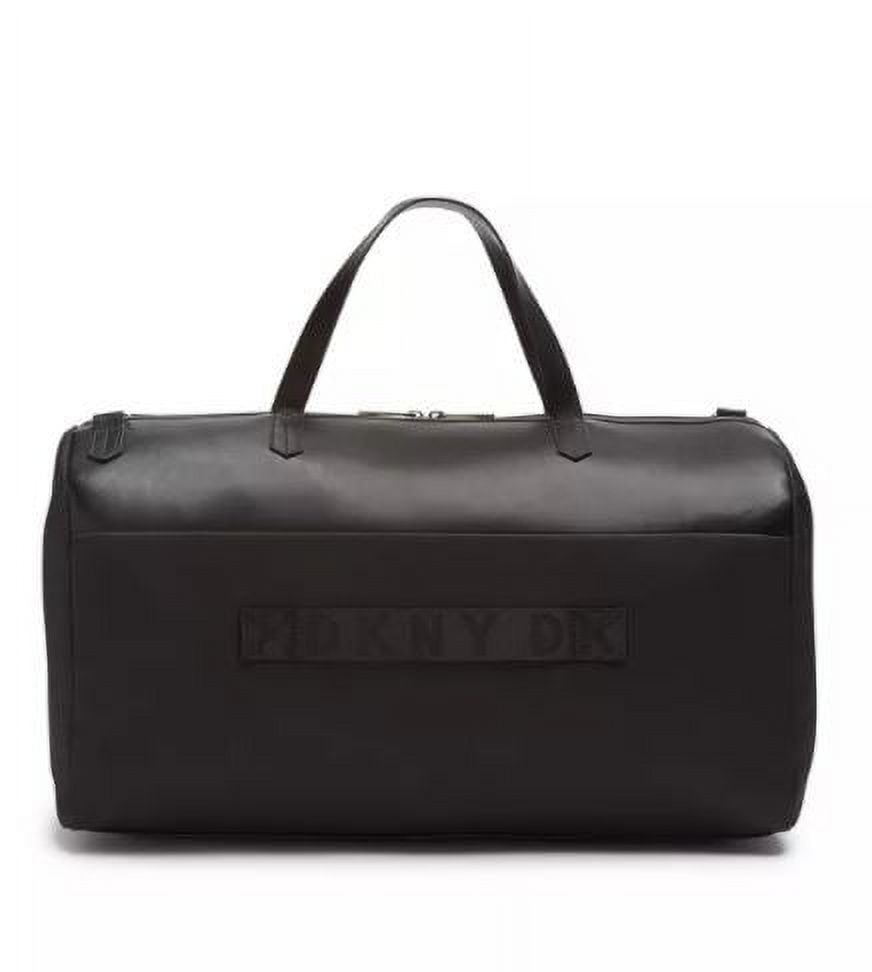 DKNY Trademark Duffle Weekender Bag Color: Black 