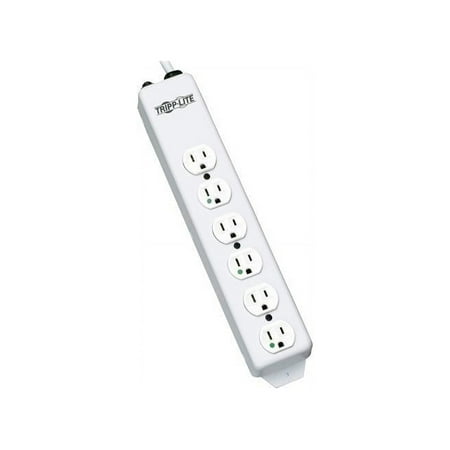 UPC: 0037332100108 | Tripp Lite Medical-Grade Power Strip with 6 Hospital-Grade Outlets 15 ft. Cord NOT for Patient-Care Vicinity – UL 1363 (PS-615-HG)