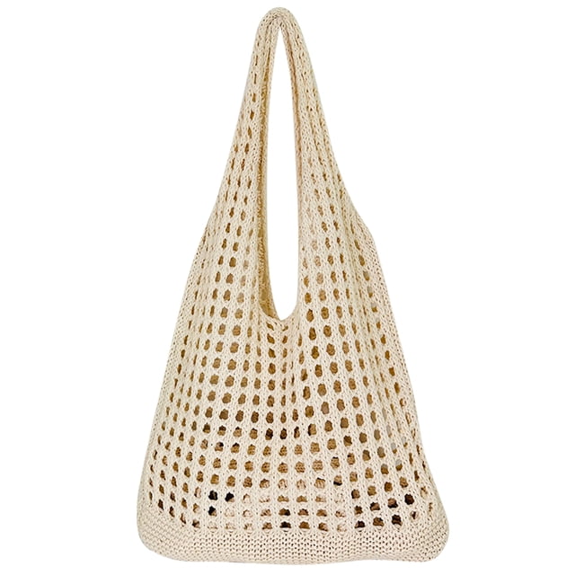 Bolso hombro tejido Bsvklp Red Pesca para Mujer gran Capacidad Color Sólido Calado
