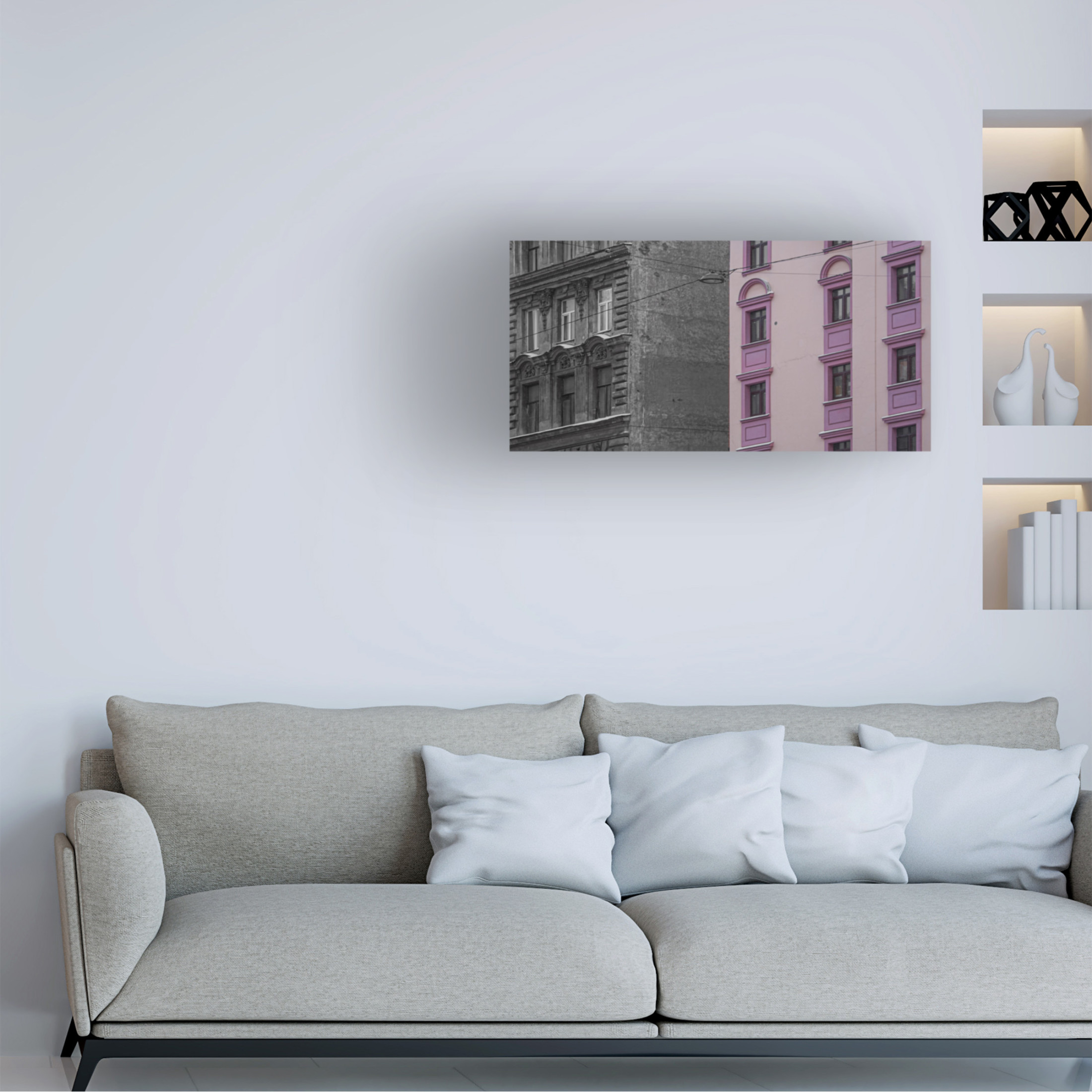 Trademark Fine Art Yuriy Grytsiv Blackapink Canvas Wall Art