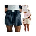 thumbnail image 4 of nvzhuang Men Loose Shorts Vertical Cargo Shorts with Pockets for Beach Streetwear Summer Clothes, 4 of 8