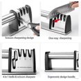 thumbnail image 4 of Sharpener, Knife Sharpener, Manual Knife Sharpeners For Tools With 4 In 1 For Kitchen And Home - JXLGV, 4 of 4