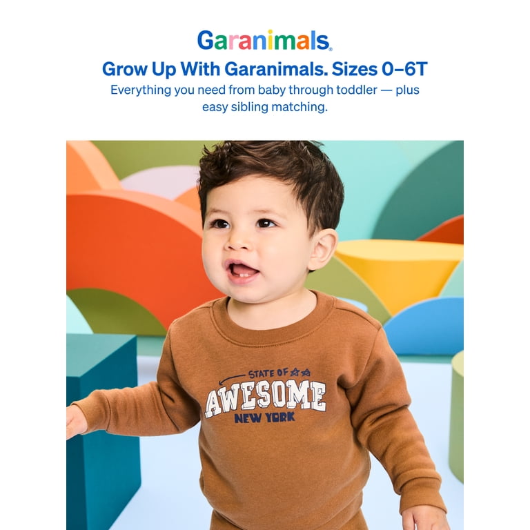 Garanimals Baby & Toddler Boys Graphic Fleece Crewneck Sweatshirt photo 3