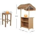 thumbnail image 2 of Grand Patio Backless Natural Look Outdoor Bar "- Set of 3", 2 of 8