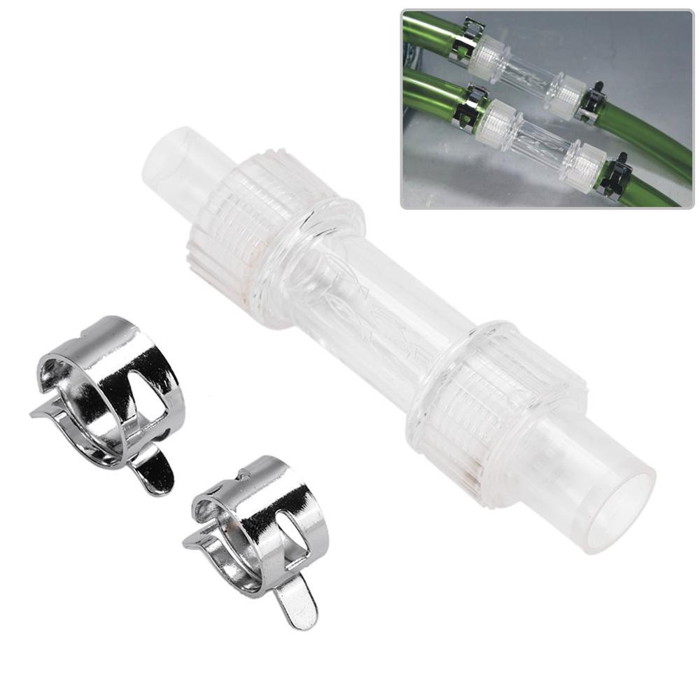 OTVIAP Plastic Aquarium Fish Tank Air Valve Connector Inline Tubing 2/