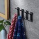 thumbnail image 3 of 4 Uds Ganchos utilitarios autoadhesivos Sincero Acero inoxidable negro mate, 3 of 5